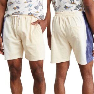 Nordstrom Sovereign Code Ryker Shorts Ecru Navy Size‎ Large Drawstring Elastic L